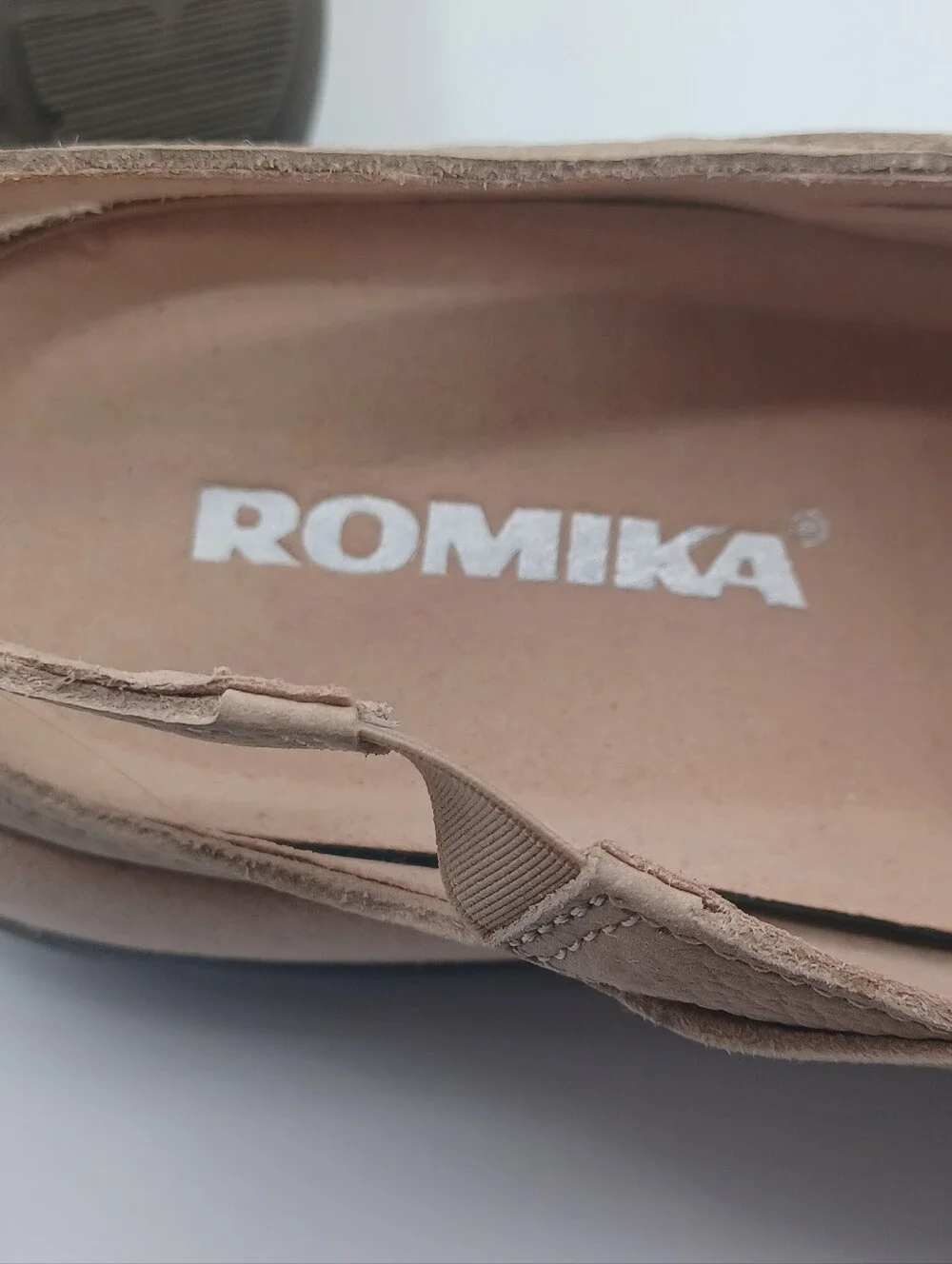 Romika Nubuck Slingback Shoes